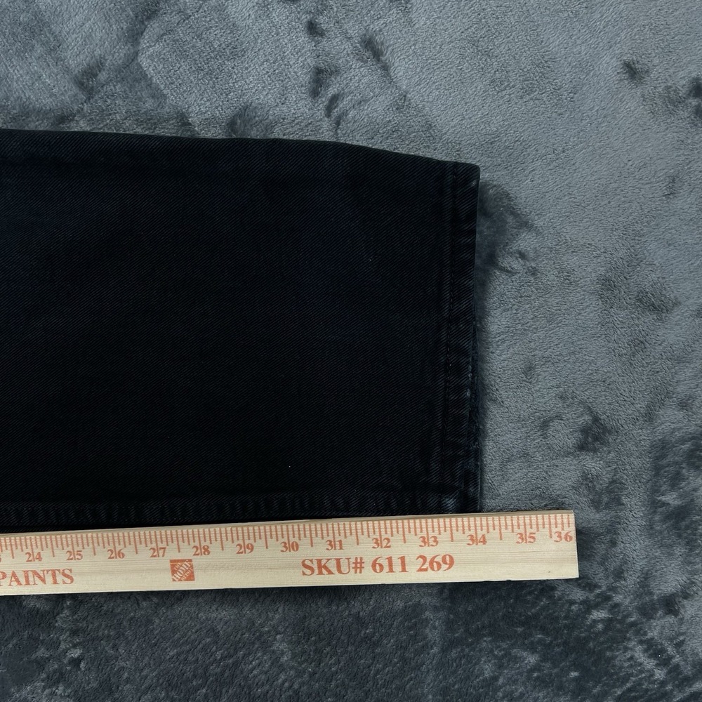 VTG 1996 Levis Silver Tab Men's Baggy Loose 36X34 Black Jeans USA 90s Y2K EUC - Picture 14 of 16